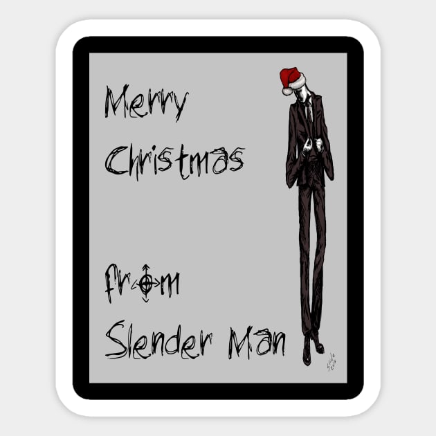 Slender Christmas Sticker by SlideRulesYou